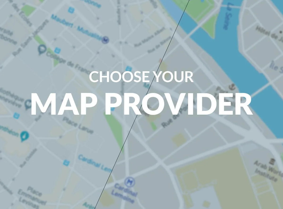 Maps management on PWAs: choose your provider