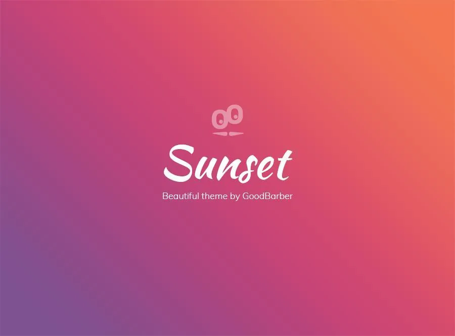 New GoodBarber 4.0 Themes : Sunset