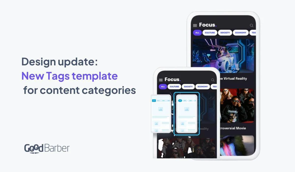 Design update: a new template for content categories