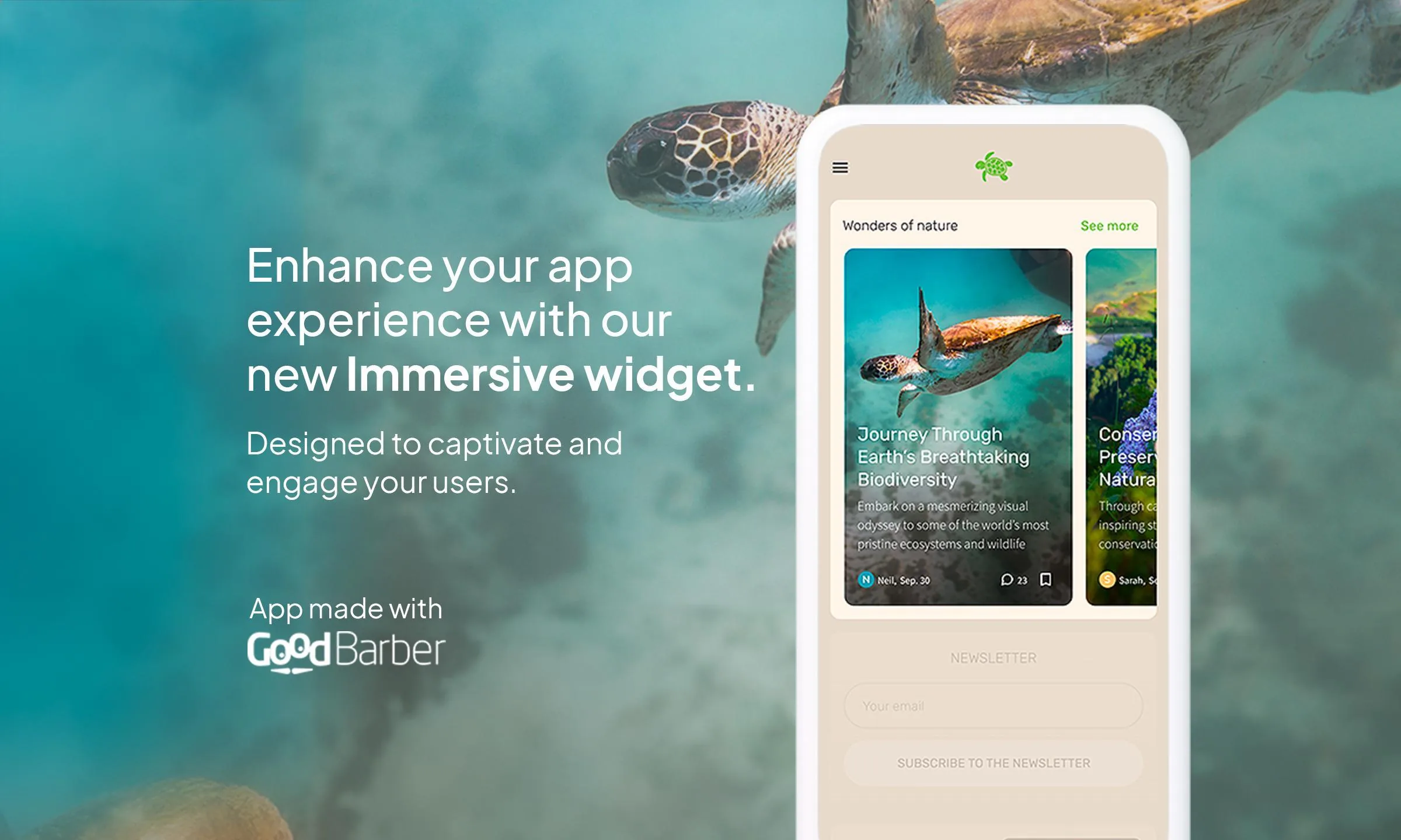 Immersive Card Banner: the new template for a deeply engaging user experience