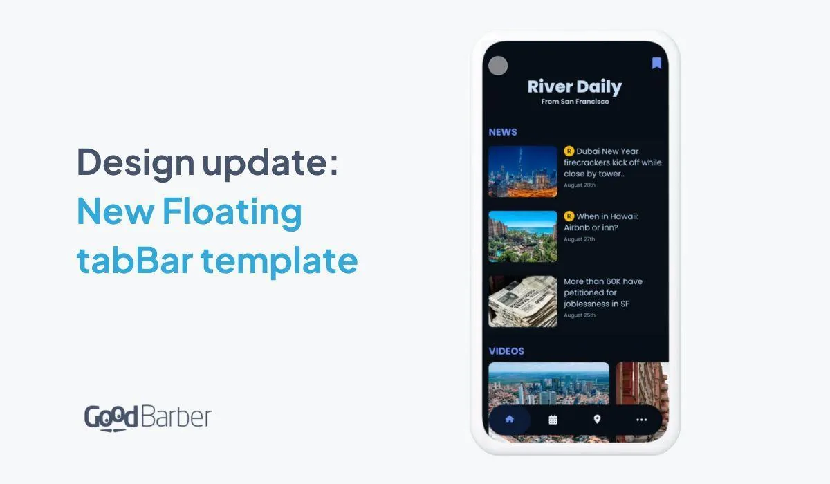 Design update: a new tabBar template